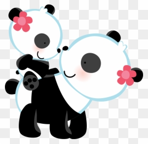Panda Bear Love Wall Art Mural Decal For Baby Girl - Panda Wedding Invitations