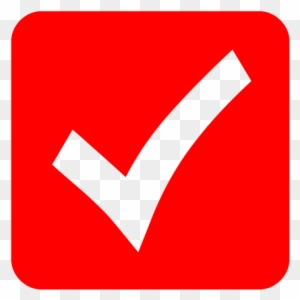 Red Check Mark 8 Icon - Red Check Mark Icon Png