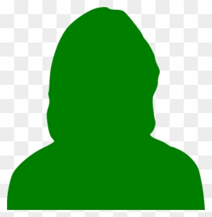 Green Candidate Clip Art At Clker - Female Silhouette