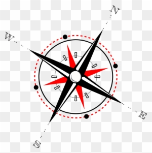 Compass Rose Clipart 10, - North Point Symbol Architecture