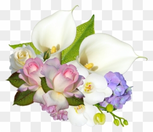 Cluster, Scrapbooking, Wedding, Flowers, Romance, Calla - Cluster Png