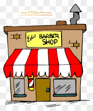 Building Clipart Barber Shop - Barber Shop Flashcards