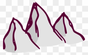 Mountain Hill Vector Clip Art - Rpg Map Symbols
