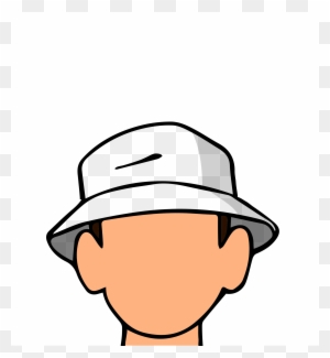 Open - Bucket Hat Cartoon Png