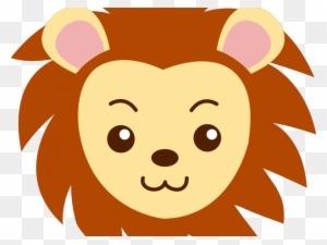 Lion Face Clipart - Draw A Cartoon Lion Face