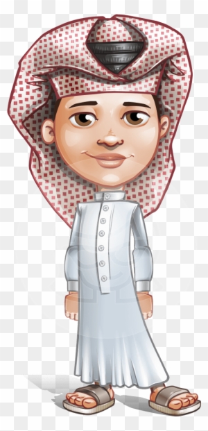 Nabil Aka Noble Boy - Muslim Man Cartoon Png