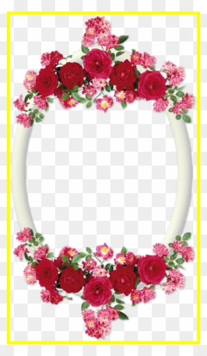 Inspiring Marcos Para Fotos Ovalados Con Flores Template - Marcos Para Fotos De Rosas Png