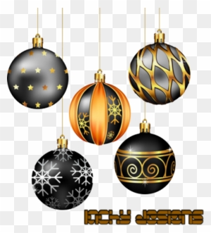 Psd Detail - Hanging Silver And Gold Christmas Balls
