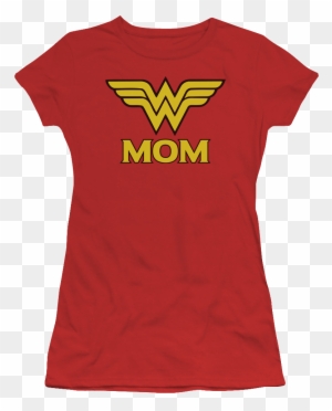 Junior Wonder Woman Mother's Day Shirt - Wonder Woman - Logo - Large
