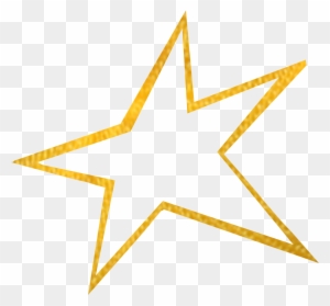 Orange Five-pointed Star - Star