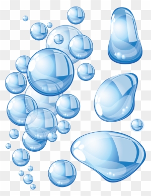 Water Splash Transparent Png For Kids - Water Bubbles Png