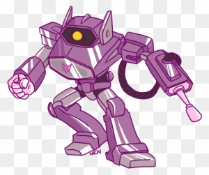 “lil Transparent Shockwave Drawing Based Off This Toy - Military Robot