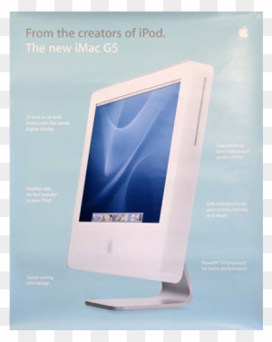 Imac G5 Poster - Computer Humor - Free Transparent PNG Clipart Images ...