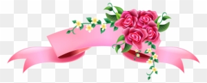 Pink Ribbon Illustration - Pink Ribbon Banner Clipart Png
