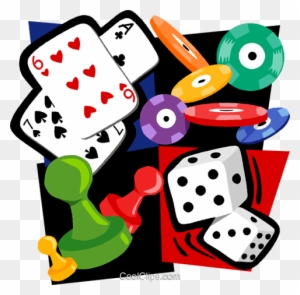 Dice Clipart Gamble - Games And Puzzles Clip Art