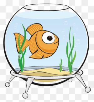The 'o-fishal' Goldfish Guide - Fish Bowl Cartoon - Free Transparent PNG  Clipart Images Download