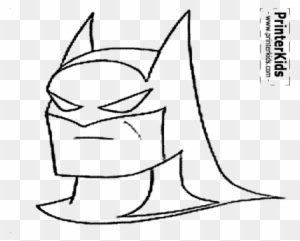 Coloring Trend Thumbnail Size Batman Head Silhouette - Draw Lego Batman Head