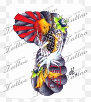 Traditional Japanese 3/4 Sleave Tattoo - Scorpion King Tattoo - Free  Transparent PNG Clipart Images Download