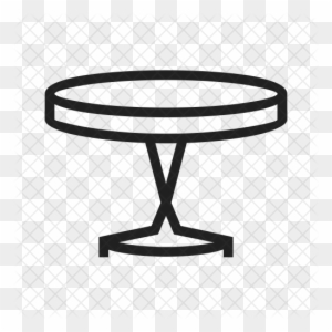 Round Table Icon - Icon