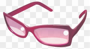 Sunglasses Clip Art - Pink Eyeglasses Clip Art