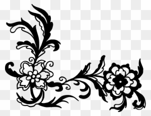 3040 × 2351 Px - Corner Floral Pattern Vector Png