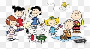 Peanuts Gang July 4th Celebration - Peanuts 4th Of July