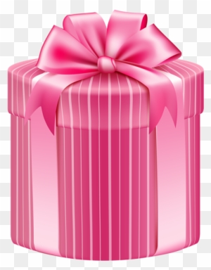 Clipart Present Pink Gift - Pink Gift Box Png