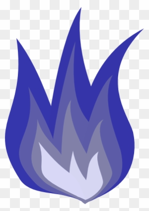Blue Flame Clip Art At Clker - Holy Spirit Fire Symbols