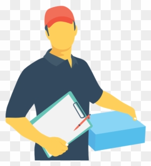 Delivery Man Free Icon - Courier Icon