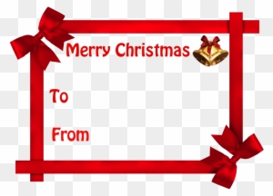 Merry Christmas Gift Labels