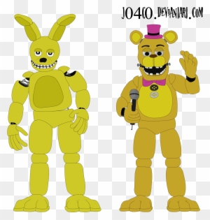 Fredbear And Spring Bonnie By Marioluigi89 On Deviantart - Fredbear's Family Diner Spring Bonnie