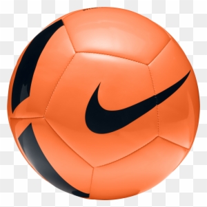 Unisex Nike Pitch Team Football - Orange Nike Soccer Ball