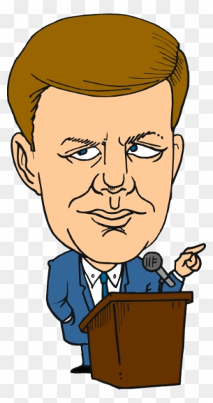 President Kennedy - John F Kennedy Cartoon - Free Transparent PNG