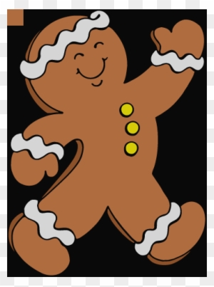 Stories Clipart Gingerbreadman - Running Cartoon Gingerbread Man - Free