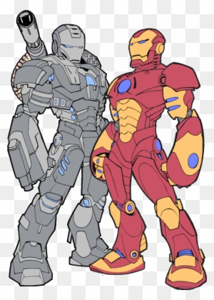 Drawn War Iron Man 2 War Machine - Iron Man War Machine Drawing