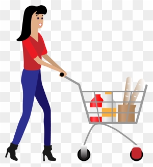Grocery Store Vectors - Shopping Cart