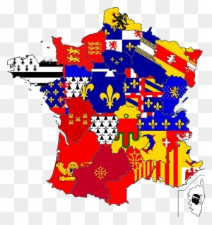 Flag Map By Britannialoyalist - Regional Flags Of France