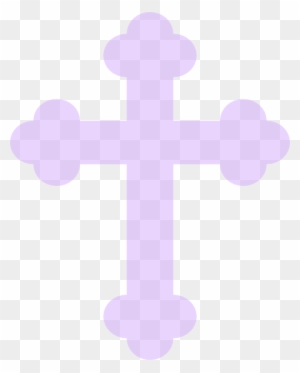 Purplw Baby Crossy Clip Art At Clker Com Vector Clip - Purple Cross Clipart Png