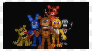 Download Image Titlescreen Animatronics Png Fnaf World Wikia - Fnaf World  Menu Characters Clipart (#506060) - PinClipart