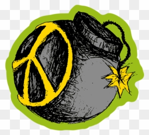 Peace Bomb Mini Sticker - Peace Bomb Sticker - Free Transparent PNG