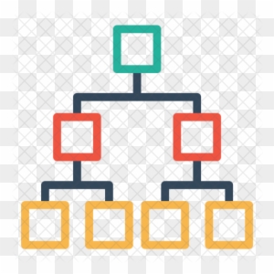 Bar, Chart, Flow, Diagram, Organization, Company, Structure - Organizational Structure Icon Transparent