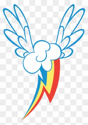 Rainbow Dash T-shirt Design By Alexdti - Rainbow Dash Cutie Mark Tegning