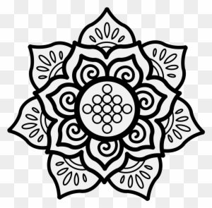 Lotus Flower Affronty - Anglo Saxon Art Patterns
