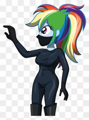 Sumin6301, Boots, Breasts, Clothes, Equestria Girls, - Rainbow Dash Human Sexy
