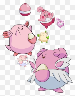 Chansey Evolution Chart For Kids - Pokemon Happiny