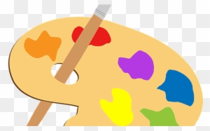 Artist Colorful Paint Brush Free Vector Graphic On - Art Brush Clip Art Png