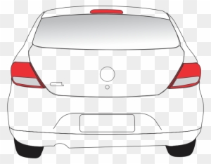Back Of Car Clip Art - Cars Rear View Clipart