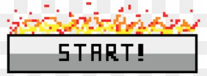 Start Button Concept - Start Button Pixel Png