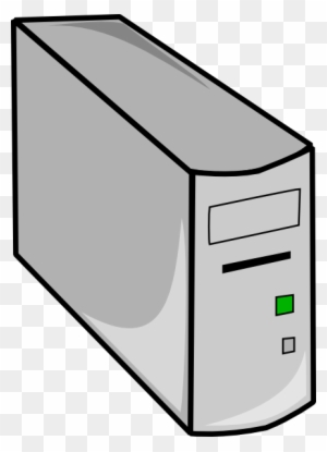 Free Vector Tower Desktop Pc Clip Art - Hardware Computer Clip Art