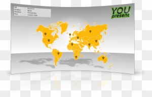 World Map Microsoft Powerpoint - Microsoft Powerpoint